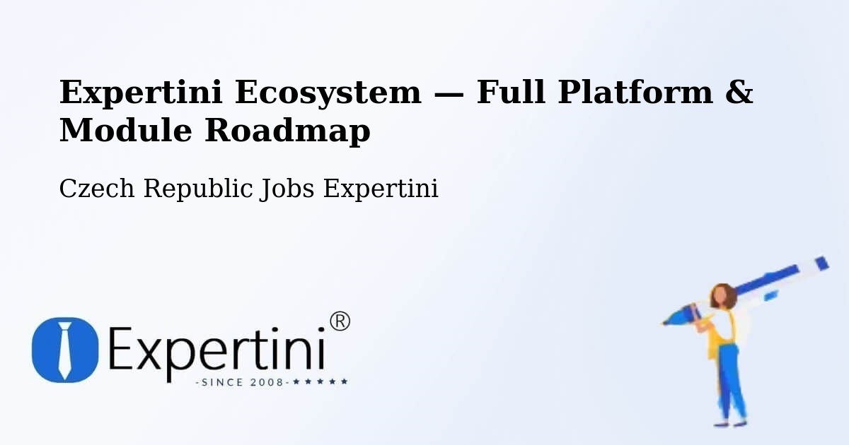 Expertini Ecosystem — Full Platform & Module Roadmap – Czech Republic