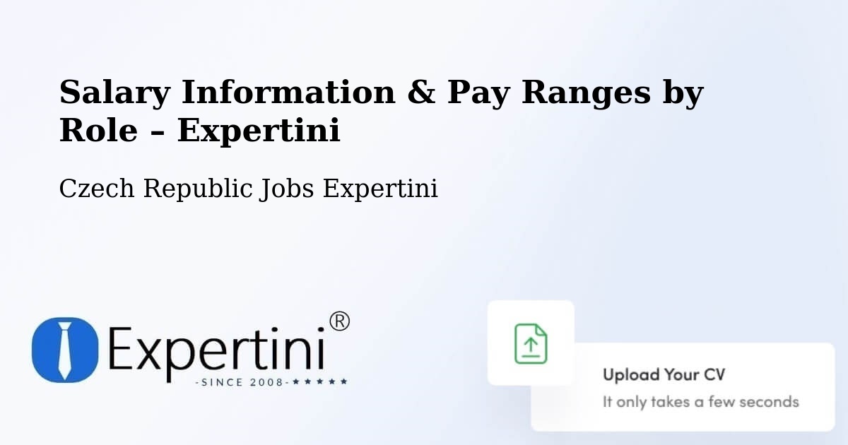 Salary Information & Pay Ranges – Czech Republic - Czech Republic Jobs Expertini